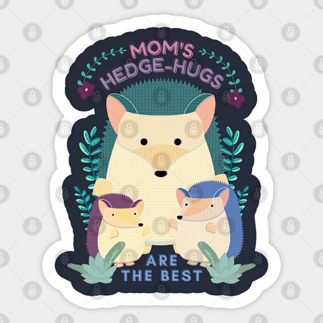 Mom Hedgehugs hedgehog Sticker by GiveMeThatPencil